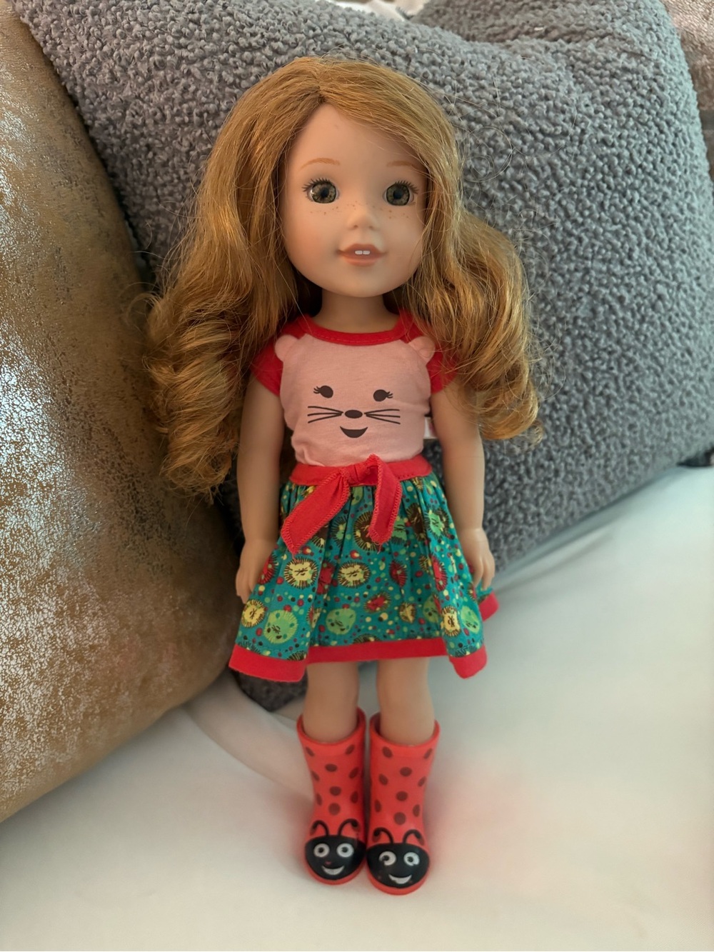 American Girl Wellie Wishers Willa 14.5 inch doll. - Picture 2 of 2